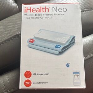 Neo Wireless Blood Pressure Monitor - White and Blue